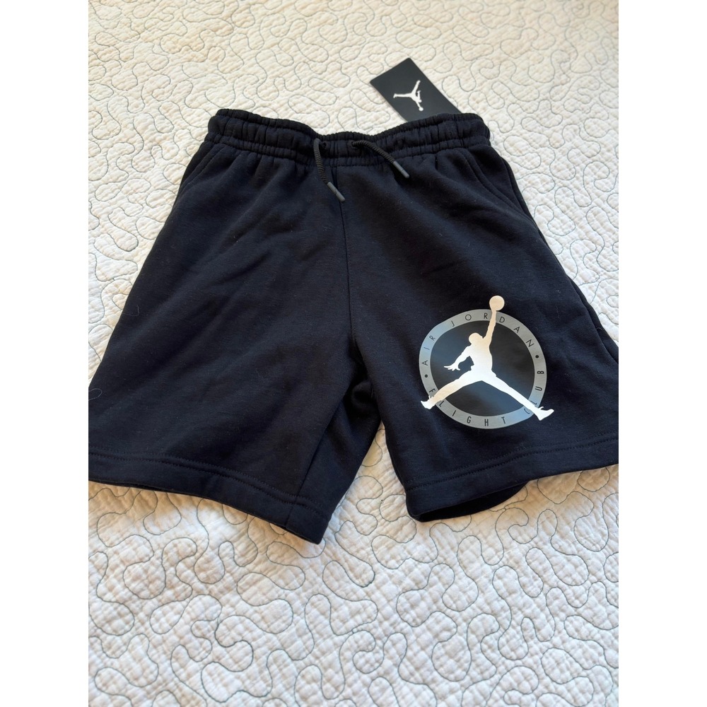 Jordan‎ Jumpman Sweat Shorts Black Boys Size Small #608